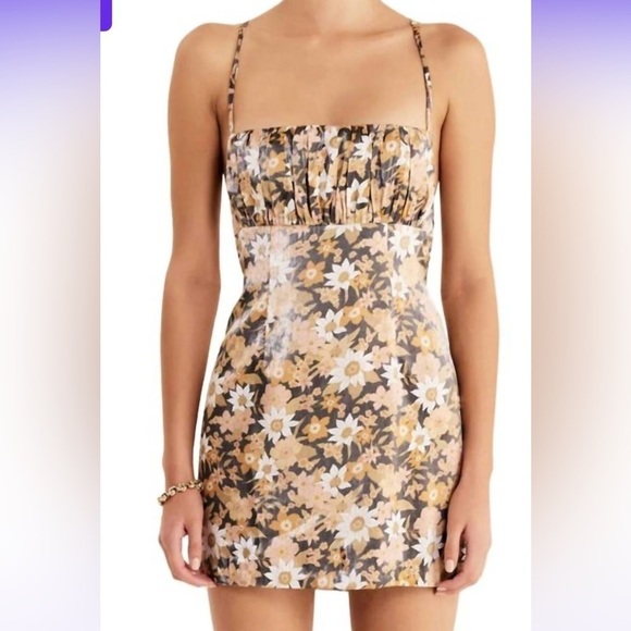 NWT RUMER by REVOLVE Paloma Mini Floral Cocktail Dress. - Picture 1 of 11